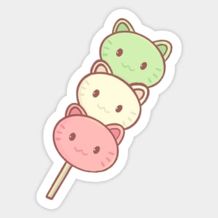 Kitty Dango Sticker